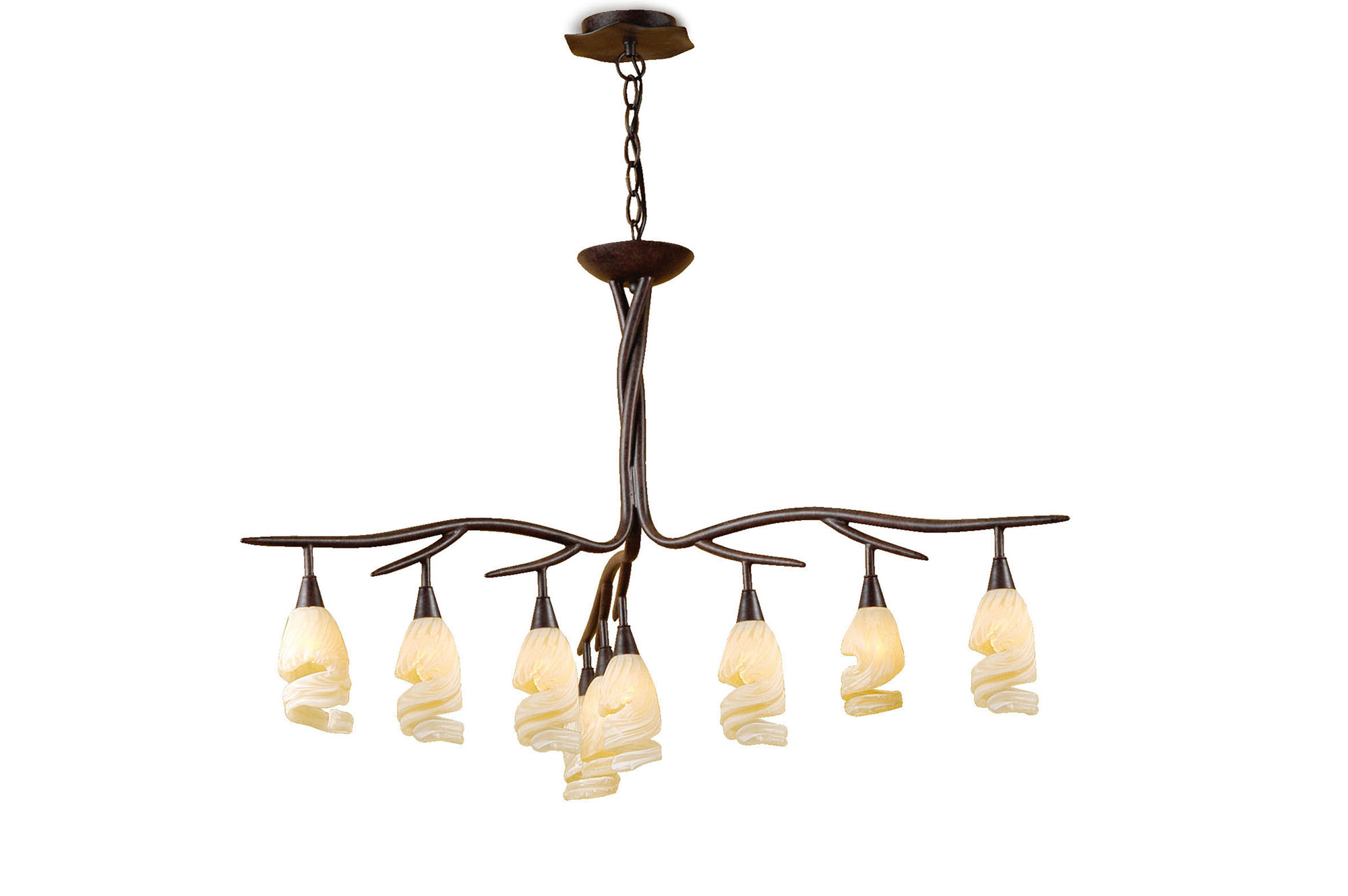 M3202  Gaudi Pendant 3 Arm 9 Light